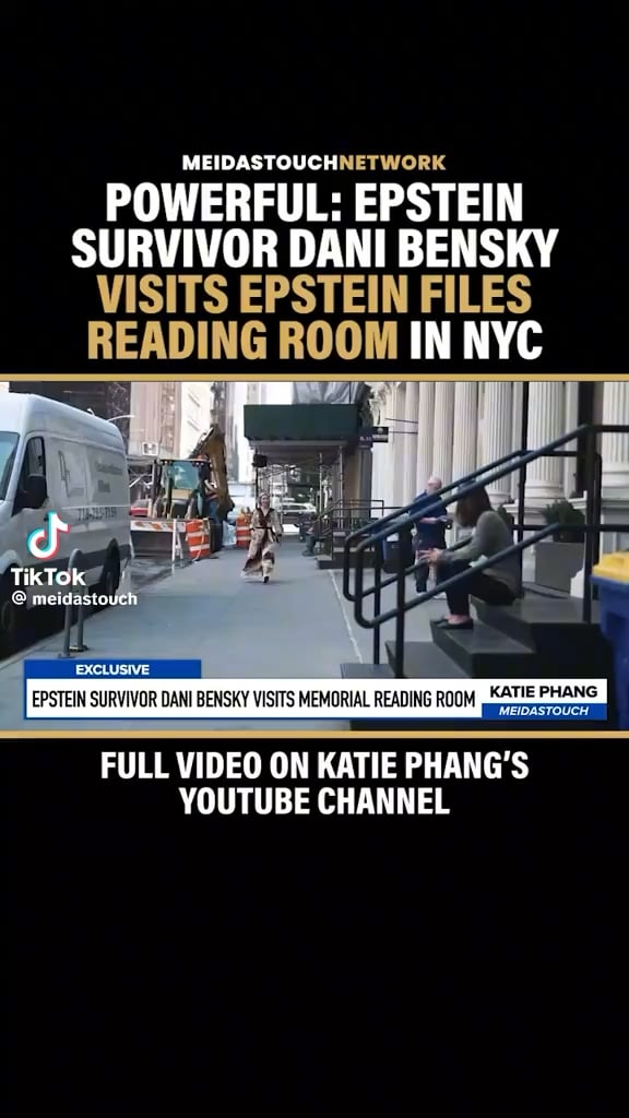 Epstein survivor Danielle Bensky visits the Epstein files reading room "Look at the sheer volume. The fact that people are still saying there is nothing to investigate-it's just insane. To see the person who scheduled me, who is still not behind bars—her name is here."
