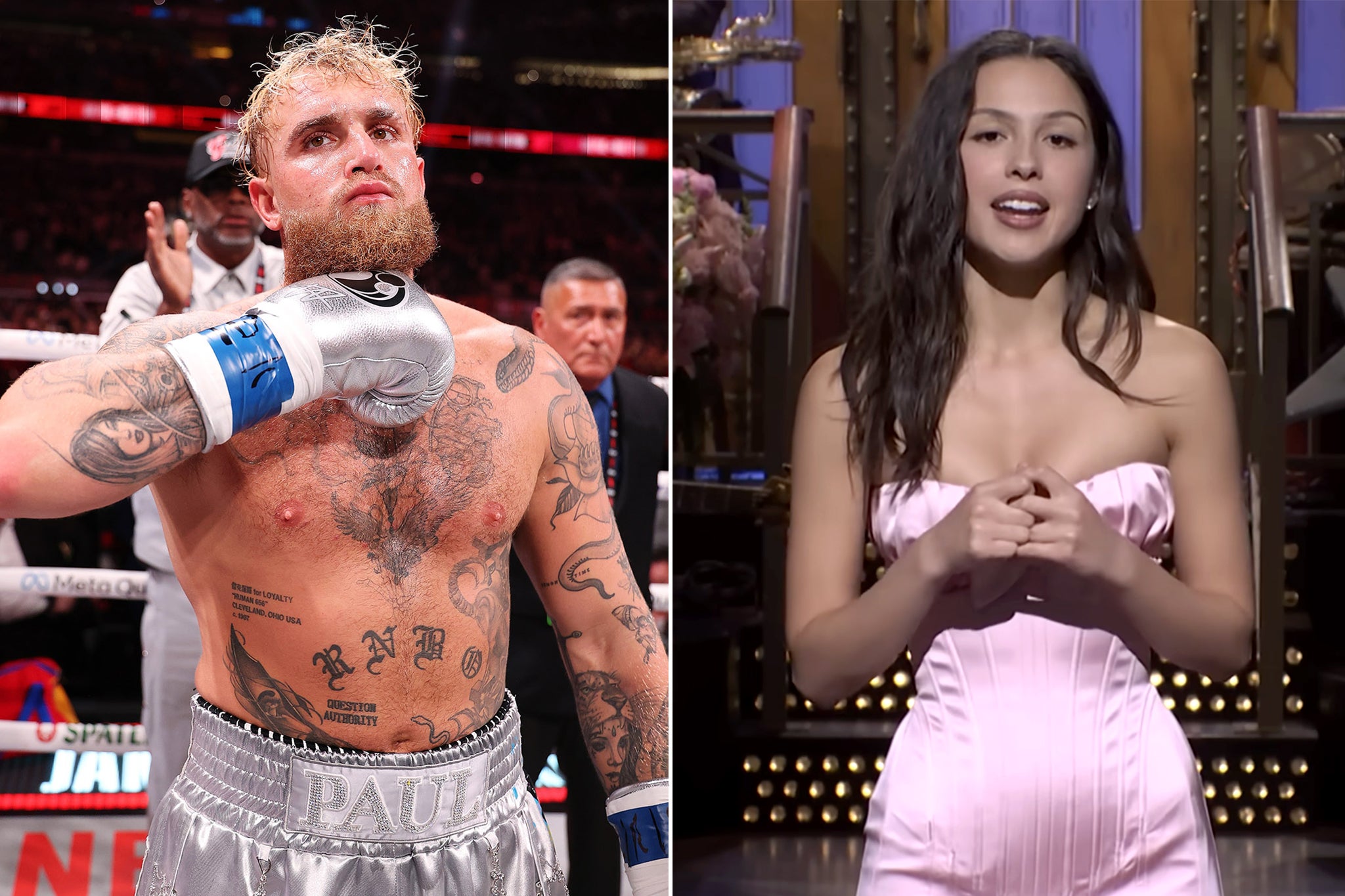 Olivia Rodrigo poked fun at Jake Paul’s boxing career during her ‘SNL’ monologue