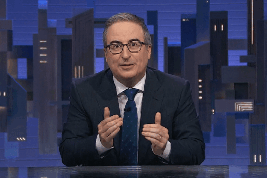John Oliver used the closing moments of Sunday’s 'Last Week Tonigh't to pay tribute to Stephen Colbert “Please enjoy Colbert’s final shows,” “He’s the f*cking best. Good night, and good luck, motherf*ckers!”