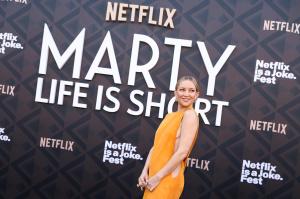 Kate Hudson at the "Marty, Life is Short" Los Angeles premiere held at The Egyptian Theatre on May 06, 2026 in Los Angeles, California.