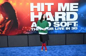 Billie Eilish at the "Billie Eilish - Hit Me Hard And Soft: The Tour (Live in 3D)" Los Angeles Premiere held at Village Theatre on May 06, 2026 in Los Angeles, California.