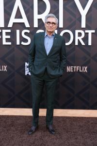Eugene Levy at the "Marty, Life is Short" Los Angeles premiere held at The Egyptian Theatre on May 06, 2026 in Los Angeles, California.