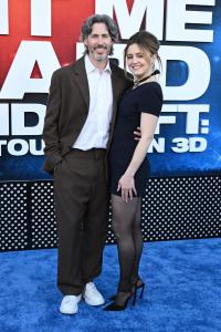 Jason Reitman and Lorraine Nicholson at the "Billie Eilish - Hit Me Hard And Soft: The Tour (Live in 3D)" Los Angeles Premiere held at Village Theatre on May 06, 2026 in Los Angeles, California.