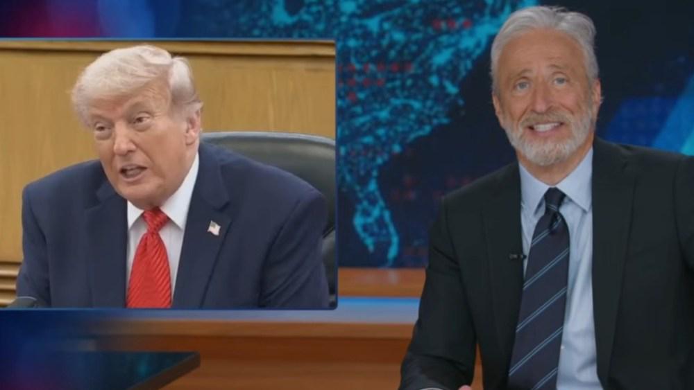 Jon Stewart Slams Donald Trump for Gaining ‘Nothing’ From Meeting With Xi Jinping: ‘All You Came Back With Was His Instagram?’