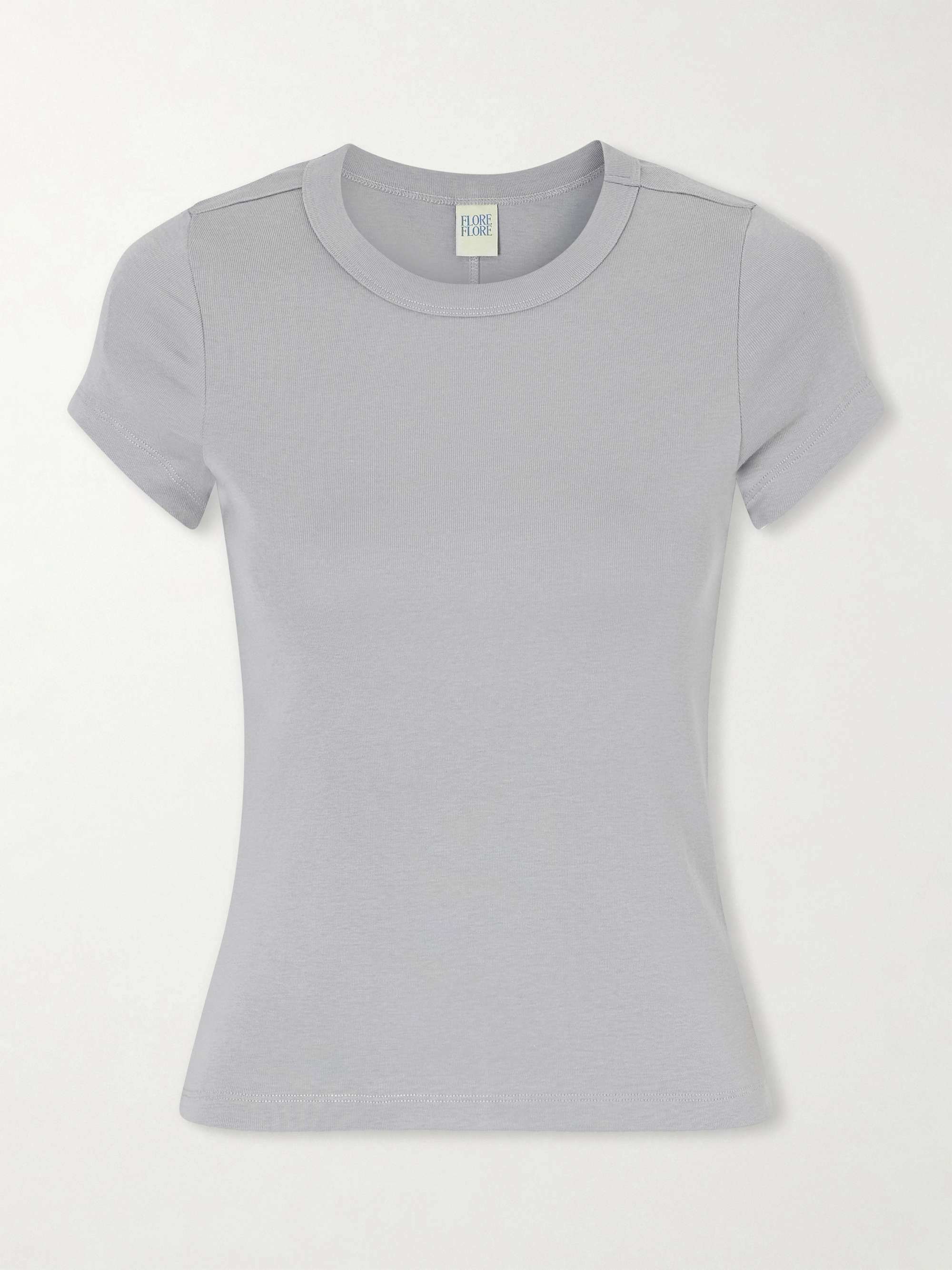 Car Baby Tee Ribbed Organic Cotton-Jersey T-Shirt