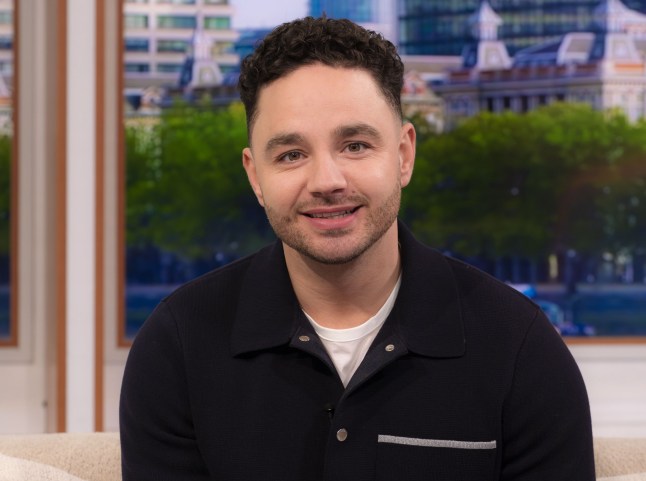 Editorial use only Mandatory Credit: Photo by Ken McKay/ITV/Shutterstock (15145020u) Adam Thomas 'Good Morning Britain' TV show, London, UK - 11 Feb 2025