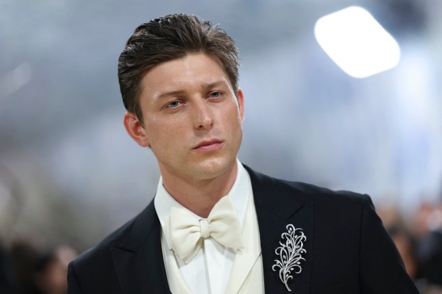 British singer Tom Francis arrives for the 2026 Met Gala celebrating 