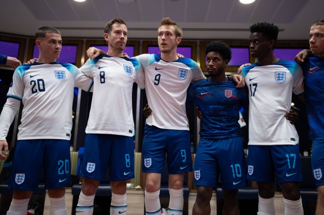 TX DATE:,TX WEEK:,EMBARGOED UNTIL:14-05-2026 10:00:00,PEOPLE:Phil Foden (ALFIE MIDDLEMISS);Jordan Henderson (DAVID SHIELDS);Harry Kane (WILL ANTENBRING);Raheem Stirling (FRANCIS LOVEHALL);Bukayo Saka (ABDUL SESSAY);Jack Grealish (SAM BAKER JONES),DESCRIPTION:***EMBARGOED UNTIL 10:00hrs BST 14th MAY 2026***,COPYRIGHT:Leftbank Pictures,CREDIT LINE:BBC/Left Bank/Justin Downing