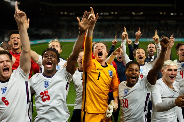 TX DATE:,TX WEEK:,EMBARGOED UNTIL:14-05-2026 10:00:00,PEOPLE:Harry MaGuire (ADAM HUGILL);Dele Ali (LEWIS SHEPARD);Bukayo Saka (ABDUL SESSAY);Harry Kane (WILL ANTENBRING);Jordan Henderson (DAVID SHIELDS);Jordan Pickford (JOSH BARROW);Raheem Stirling (FRANCIS LOVEHALL);Jack Grealish (SAM BAKER JONES);Gareth Southgate (JOSEPH FIENNES);Phil Foden (ALFIE MIDDLEMISS);Eric Dier (HAMISH FREW),DESCRIPTION:***EMBARGOED UNTIL 10:00hrs BST 14th MAY 2026***,COPYRIGHT:Leftbank Pictures,CREDIT LINE:BBC/Left Bank/Justin Downing