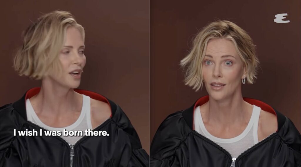 Why Hollywood star Charlize Theron wishes she was Welsh