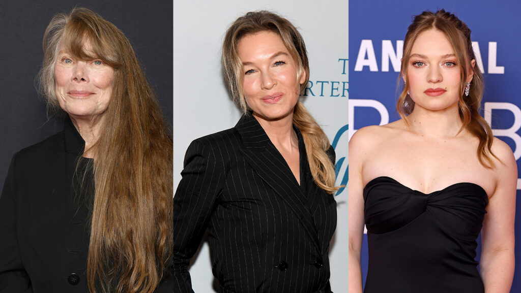Sissy Spacek Renée Zellweger and Mia Threapleton