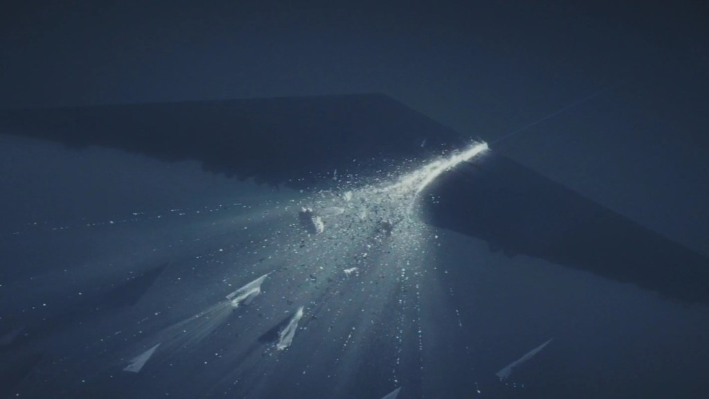 Supremacy being destroyed in Star Wars The Last Jedi