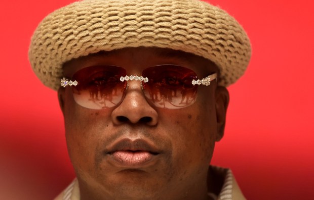 Rapper E-40 makes an appearance on the red carpet at the grand opening of Graton Resort and Casino's rooftop restaurant, AYA, Thursday, May 7, 2026, near Rohnert Park. (Kent Porter / The Press Democrat)
