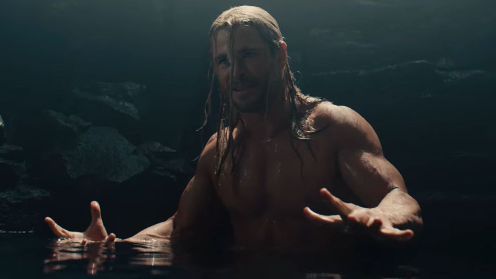 Thor in the Norn Cave in Avengers Age of Ultron