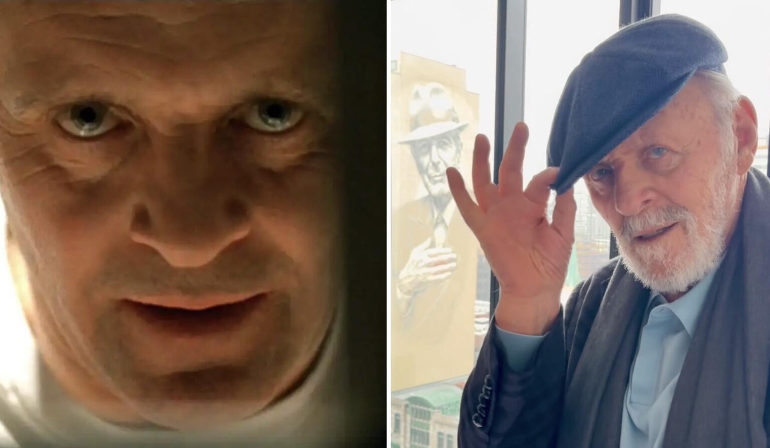 Anthony Hopkins is in Montreal dancing to Leonard Cohen