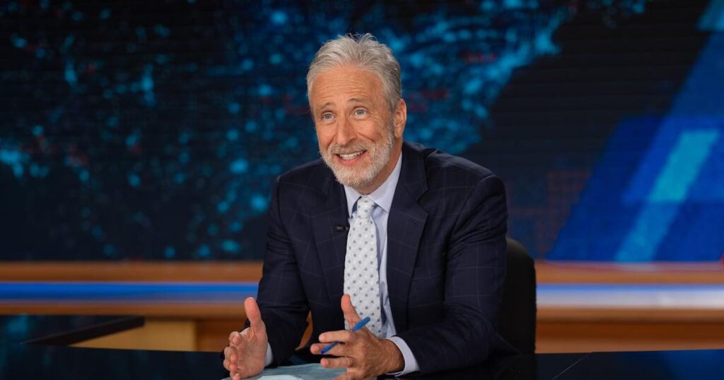 Jon Stewart Predicts ‘Joyful Noise’ When Trump Is Finally Gone