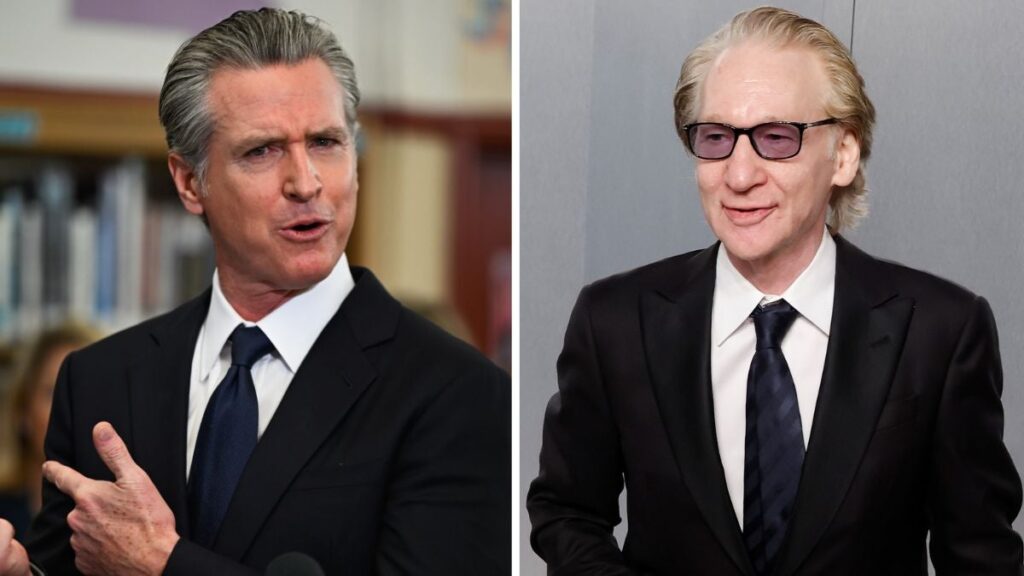 Bill Maher Warns Gavin Newsom He's Starting to Sound 'Exactly' Like Trump