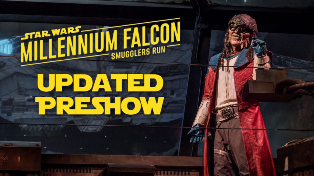 Millennium Falcon: Smugglers Run Preshow Changed Ahead of Mandalorian and Grogu Update