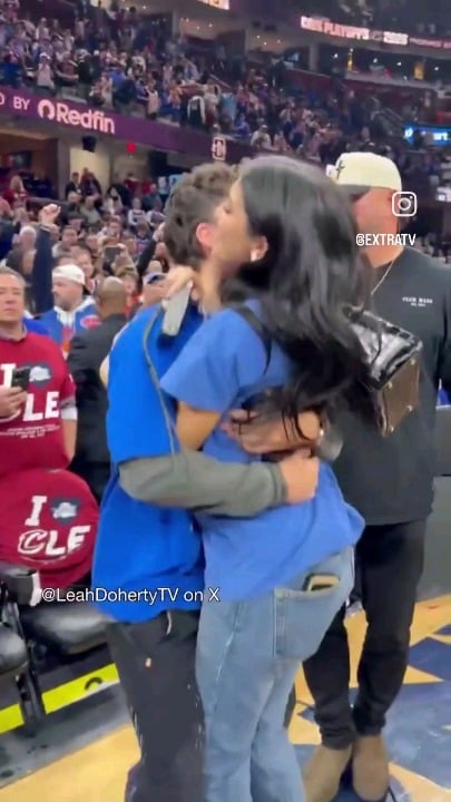 Timothee losing his mind after the Knicks wins and advances to the finals (for the first time since '99!!!)