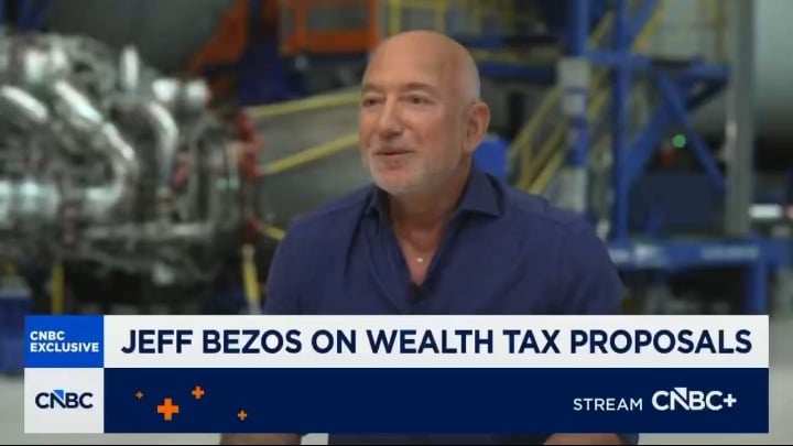Jeff Bezos calls for for zero federal income taxes on the bottom half of earners. He cited a nurse in Queens making $75K and paying ~$12K in taxes saying “We shouldn’t be asking this nurse in Queens to send money to Washington. They should be sending her an apology.”