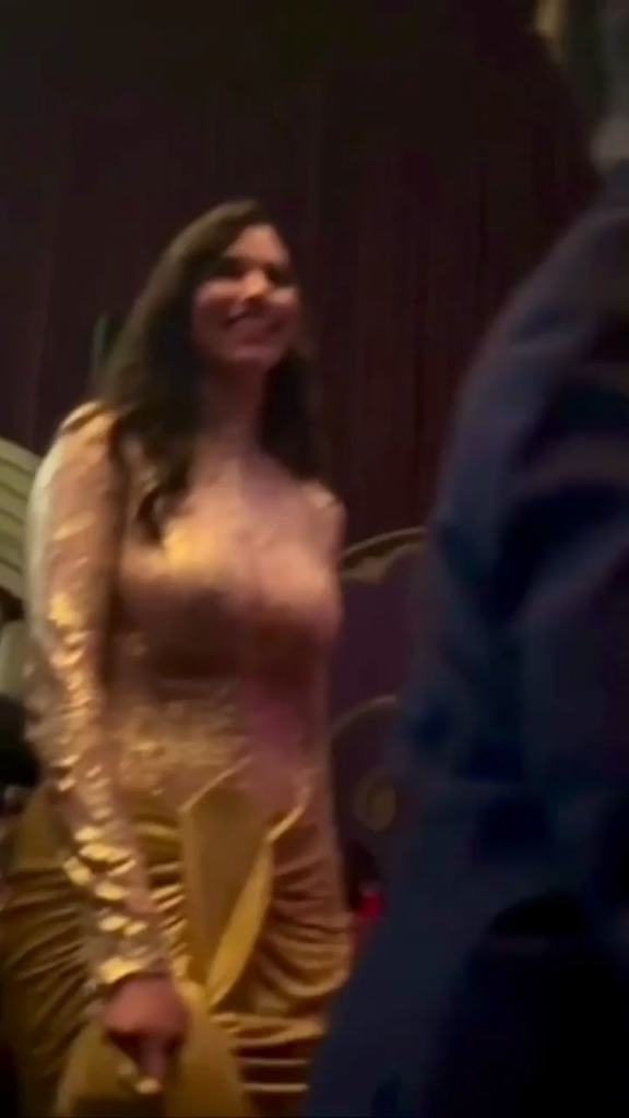 Grace Caroline Currey bouncing and happy at premier of Shazam fury of the gods | March 14th 2023