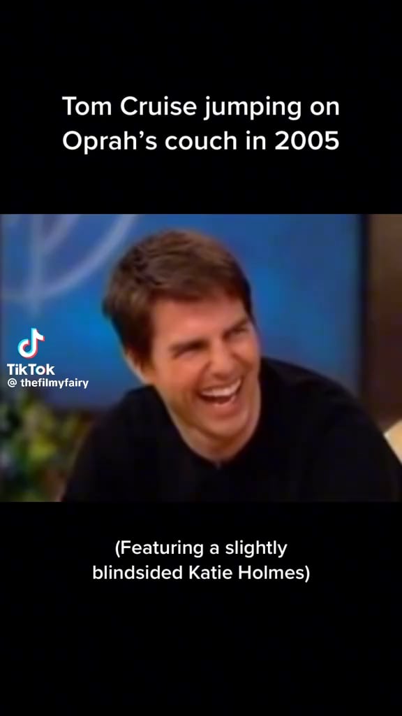 May 23, 2005: Tom Cruise jumps on Oprah's couch, declares his love for Katie Holmes