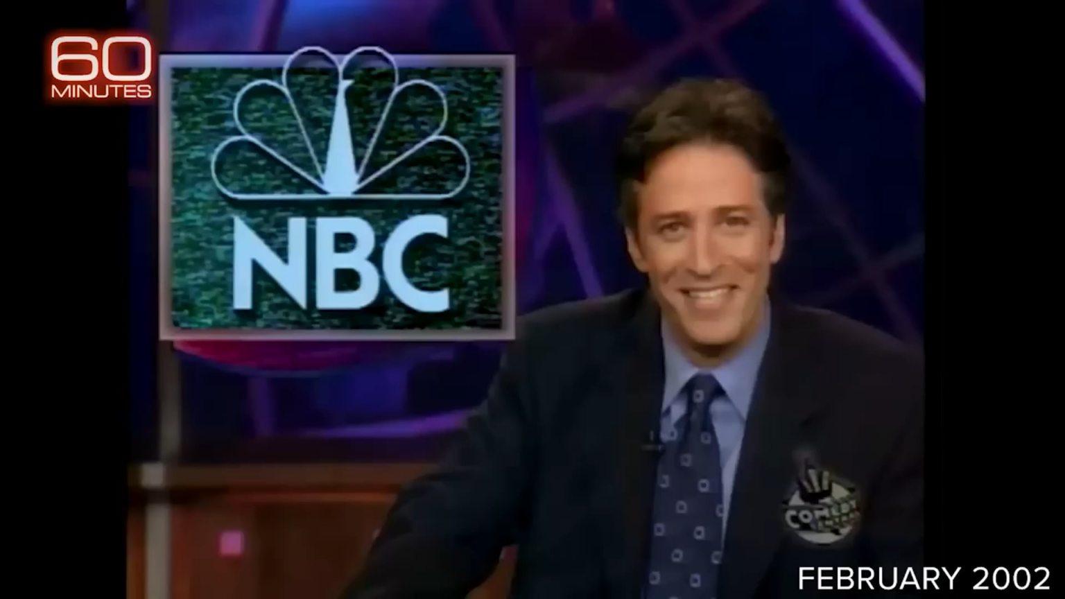 Jon Stewart in 2002: “We're all gonna get fired by the same guy one day and it's gonna be like a freaky — it’s like a cross-breed genetic between like Dolly the Sheep and one of [Rupert] Murdoch's kids and it'll just, rule AOLTimeViacomWarnerSynergy.”