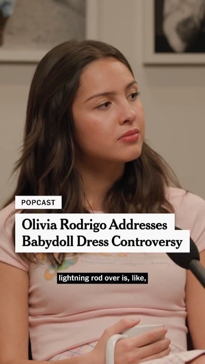 Olivia Rodrigo addresses controversy surrounding babydoll dresses