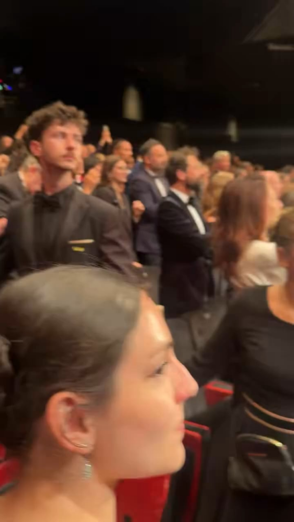 Today I learned that during the Cannes standing ovations, the ushers link arms and won’t let you leave until the talent decides to go