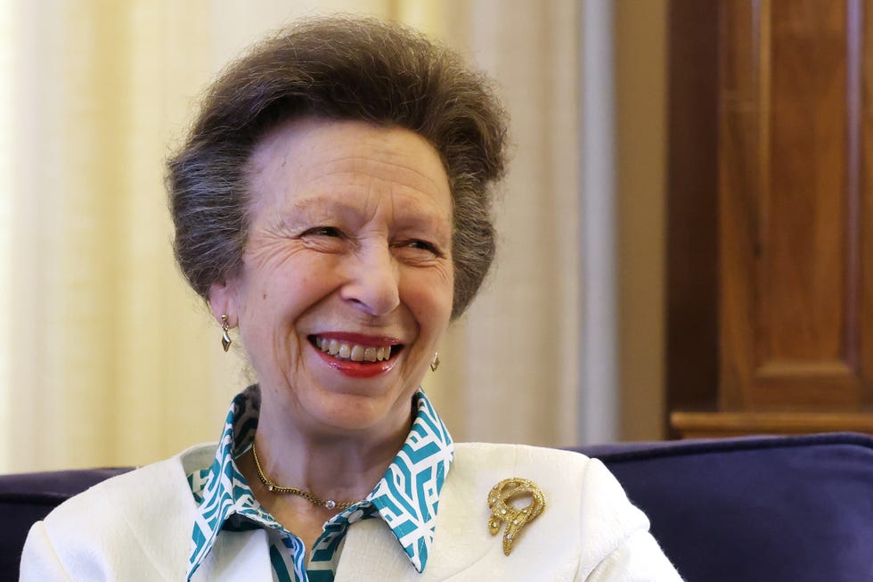Princess Anne of Edinburgh in Athens athens, greece may 22: greek president konstantinos tasoulas meets with princess anne of edinburghat the presidential mansion in athens, greece on may 22, 2026. (photo by costas baltas/anadolu via getty images)
