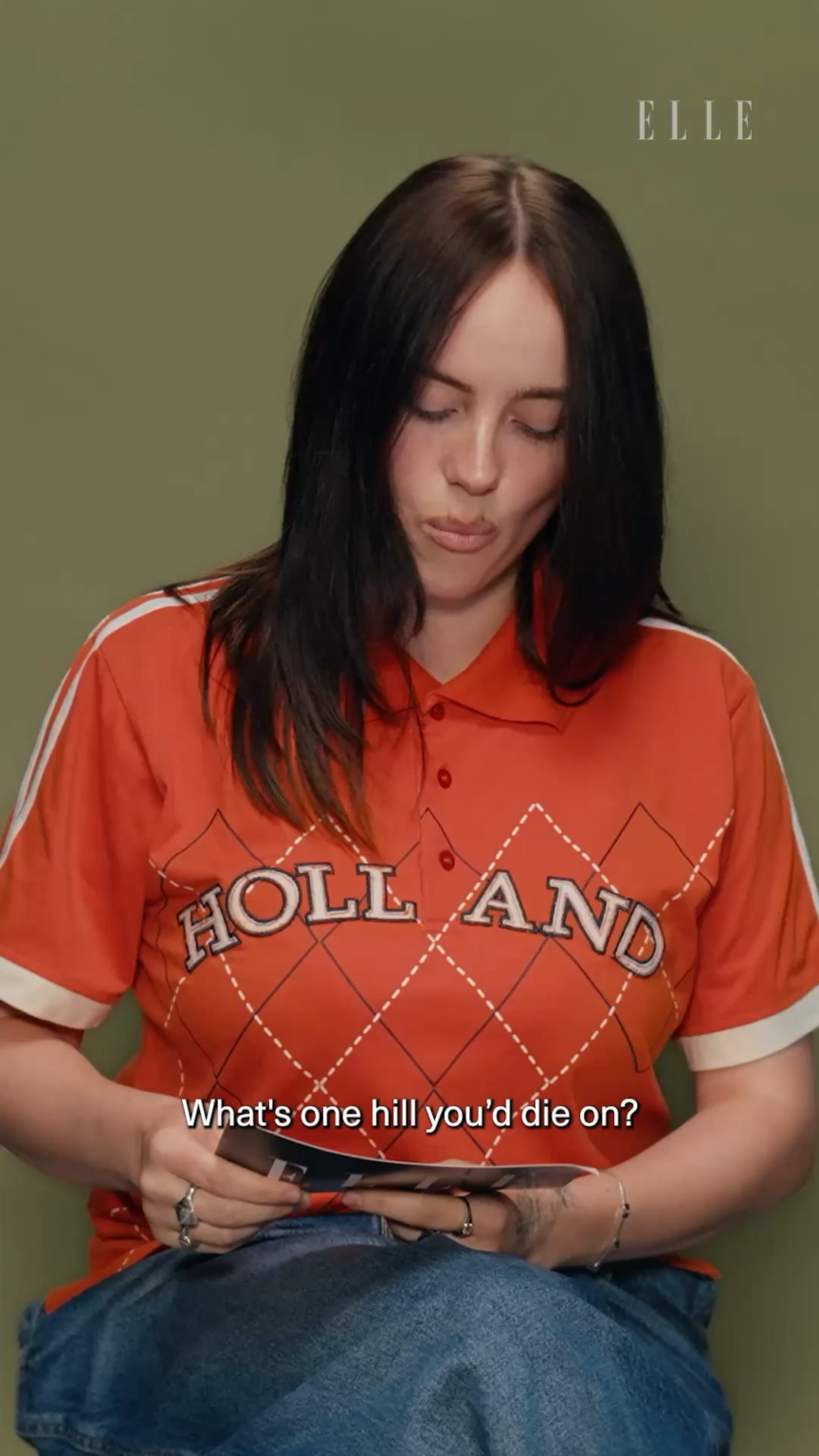 "Eating meat is inherently wrong. You can eat meat, go for it. You can love animals, but you can’t do both!" - Billie Eilish for ELLE (US)