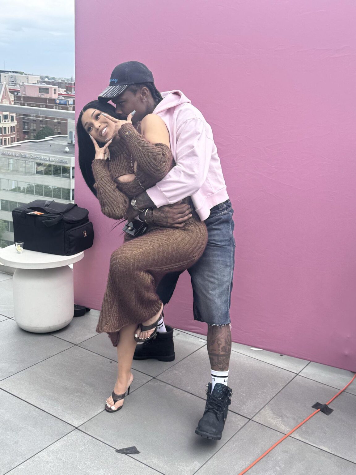 Cardi B is currently in D.C. for Stefon Diggs and his Diggs Deep Foundation’s Mother’s Day event