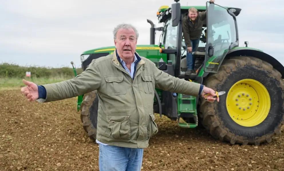 Clarkson kindly invited the little girl down to his farm to cheer her up (Prime Video)