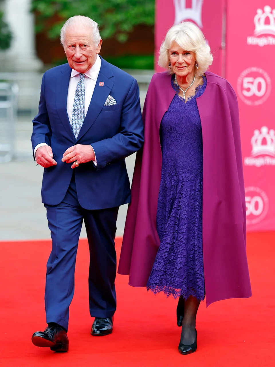 london, england may 11: (embargoed for publication in uk newspapers until 24 hours after create date and time) king charles iii and queen camilla attend the king's trust 50th anniversary celebration at the royal albert hall on may 11, 2026 in london, england. the king's trust, formerly known as the prince's trust, was founded by the then prince of wales in 1976 and has helped more than a million young people across the uk reach their potential by developing life skills, preparing for employment or accessing job opportunities. (photo by max mumby/indigo/getty images)