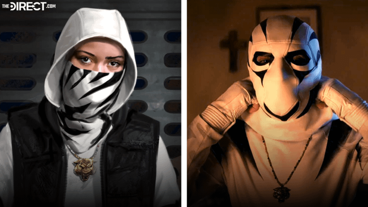 Concept art of Angela Del Toro's White Tiger and Hector Ayala's White Tiger in the show.