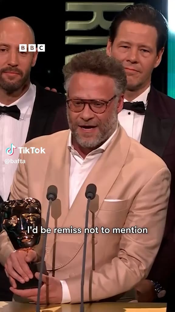 Seth Rogen dedicates The Studio's BAFTA to the late Catherine O'Hara (May 10, 2026)