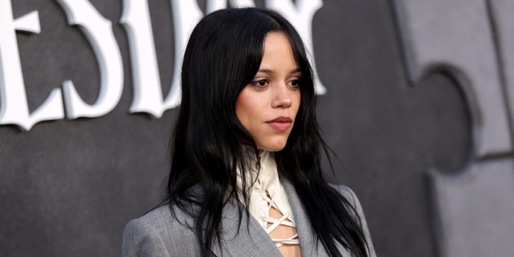 Jenna Ortega Nails Nonchalant Tailoring in a McQueen Spring 2026 Suit