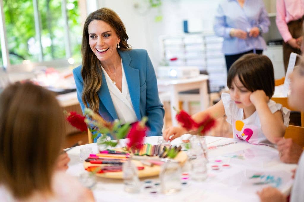 The Princess of Wales visits Scuola Comunale d'infanzia Anna Frank in Reggio Emilia, Italy