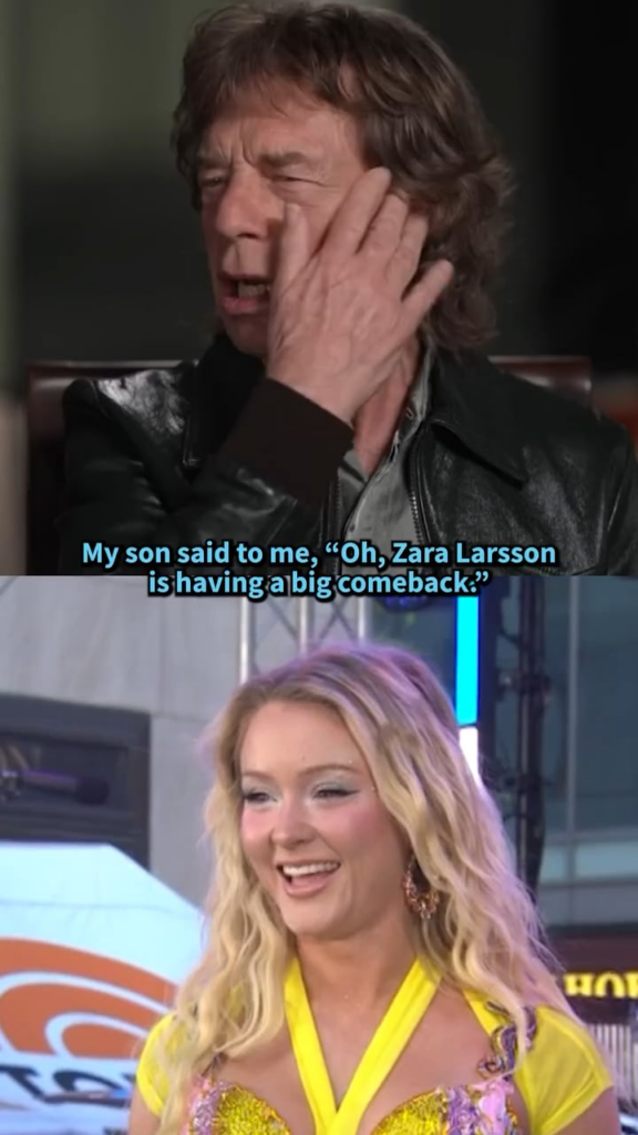 Mick Jagger reveals he’s a Zara Larsson fan and that he’s liked her since “Ruin My Life”