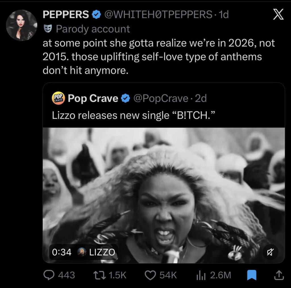 “those uplifting self-love type of anthems don’t hit anymore.”