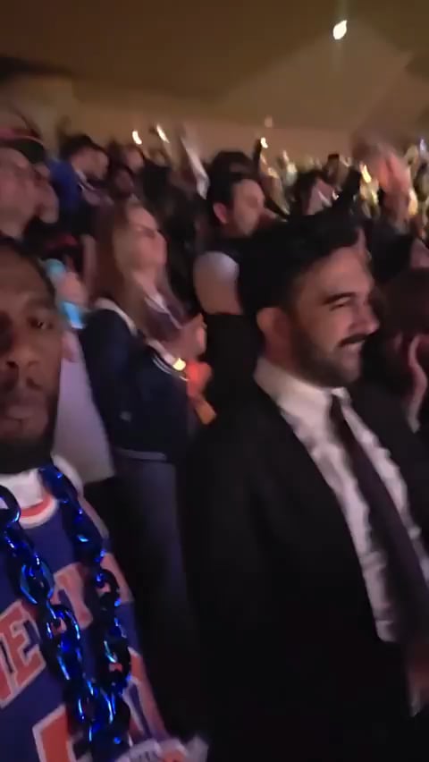 NYC mayor Zohran Mamdani spotted at the Cavs vs Knicks playoff game at MSG