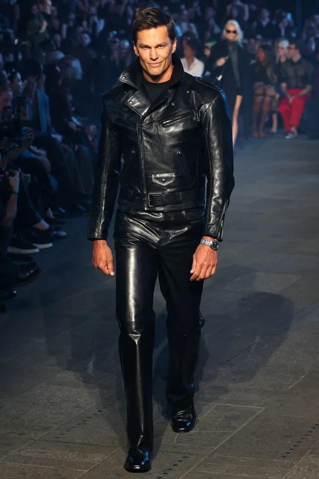 Tom Brady during the Gucci fashion show on May 16.Credit: ANGELA WEISS / AFP via Getty