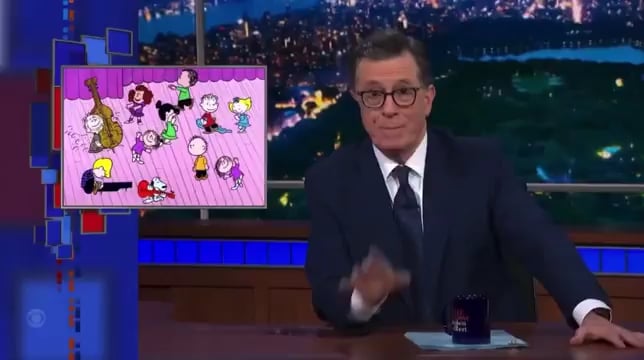 Stephen Colbert got his band to play licensed music during his final show so CBS would be sued for using the music illegally and would have to pay the fines