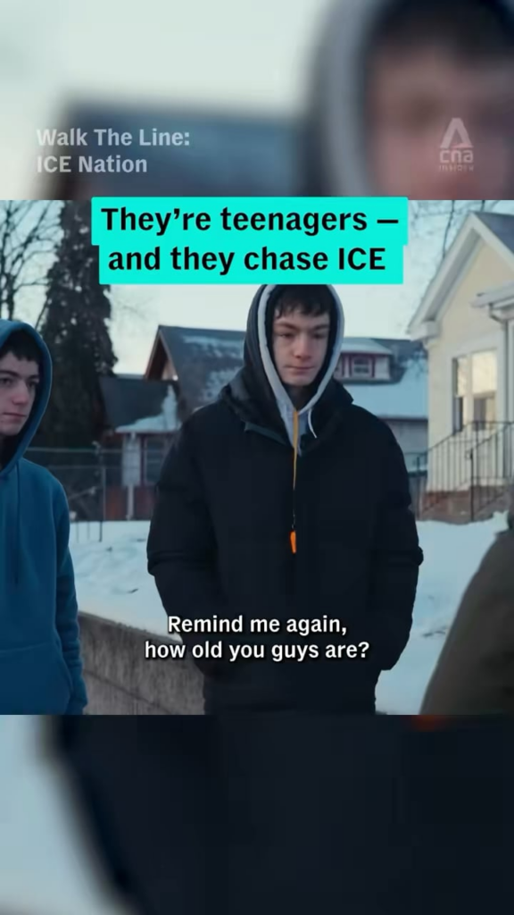 The teenagers who chase ICE