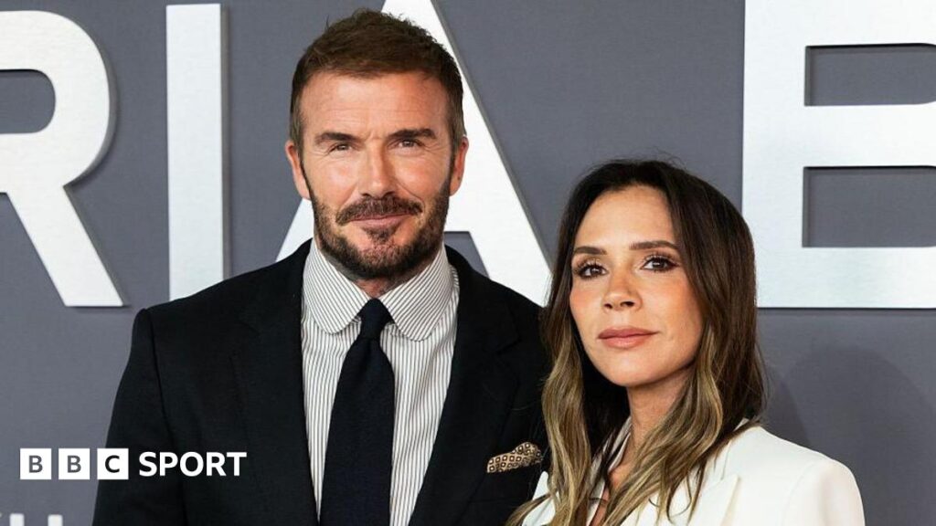 David Beckham becomes UK’s first billionaire sportsman David and Victoria Beckham at the Victoria Beckham World Premiere in London in October 2025