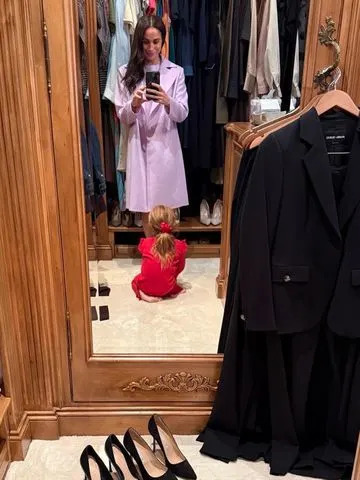 Meghan Markle shares a mirror selfie with her daughter Princess Lilibet on Instagram on May 16, 2026.Credit: Meghan Markle/Instagram