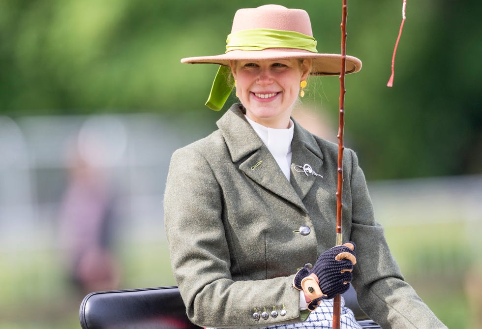 windsor, england may 17: lady louise windsor takes part in the pol roger meet of the british driving society on day 4 of the royal windsor horse show 2026 on may 17, 2026 in windsor, england. (photo by mark cuthbert/uk press via getty images)
