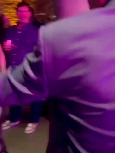 Stephen Colbert enjoying himself at the after party after wrapping the last episode of The Late Show