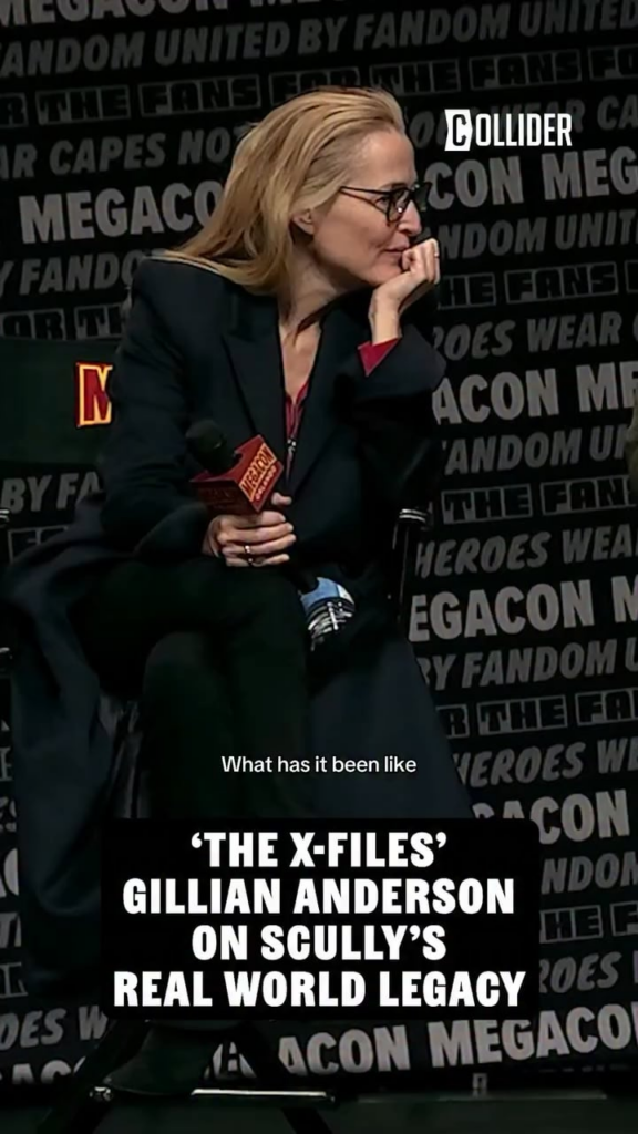 Gillian Anderson on the impact her character Scully (from The X Files) had on women in STEM