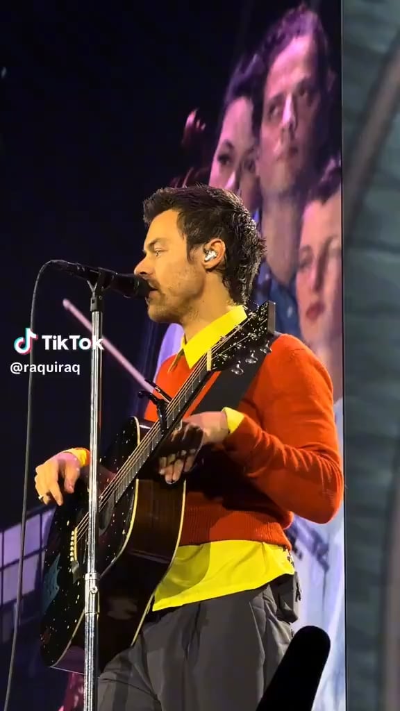 Harry Styles in response to a fan yelling “Viva Palestina” at his concert in Amsterdam: "Correct."